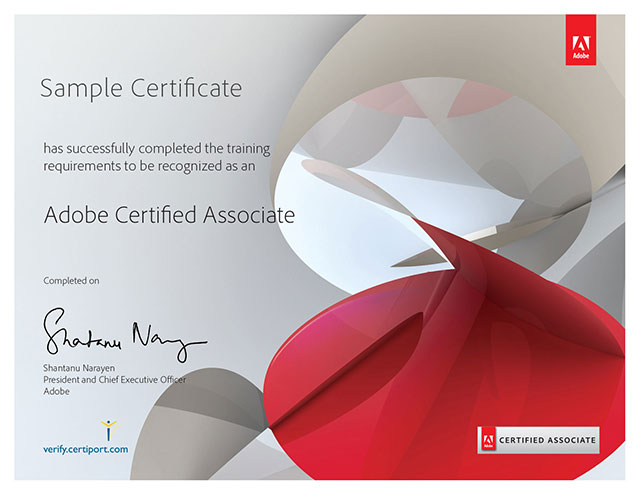 Adobe ACA專業認證
