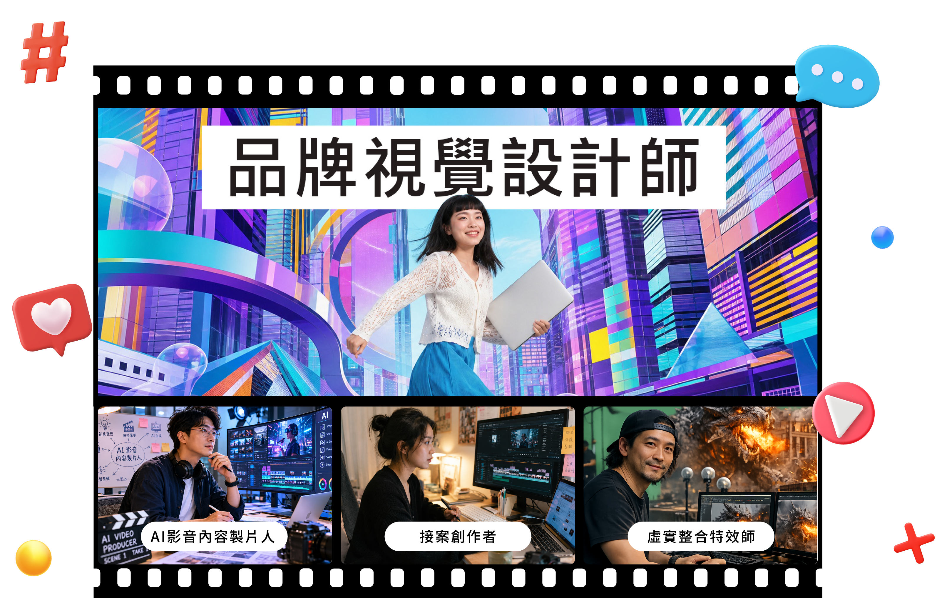 掌握AI力,打造虛擬影音團隊！