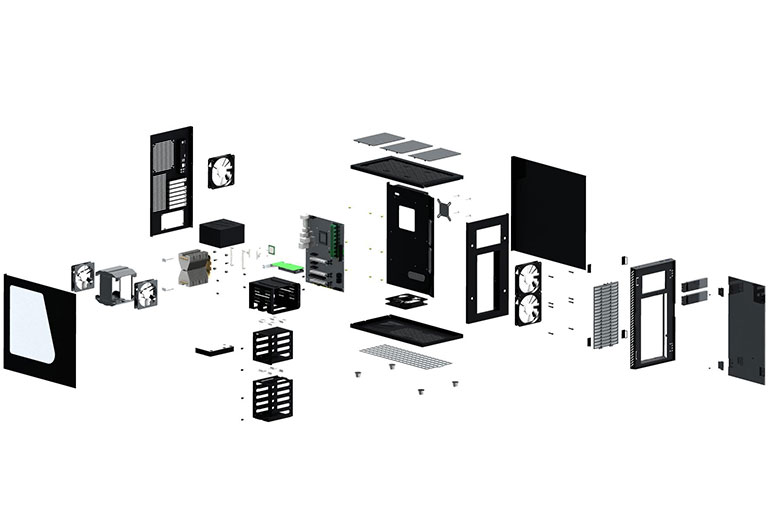 得獎作品-個人電腦（爆炸彩現圖）