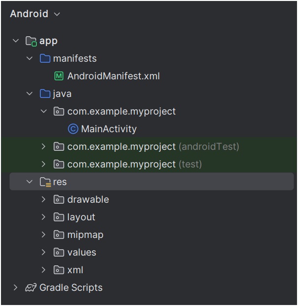 Android studio介面與功能介紹 - 專案結構功能