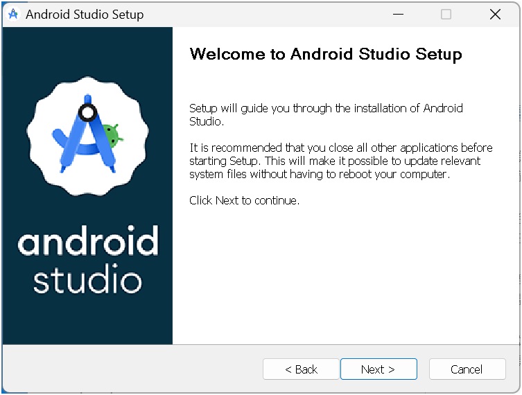Android studio教學步驟4 - 點擊Next
