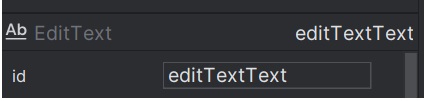 Android studio OpenAI文生圖專案教學 - 確認元件id為editTextText