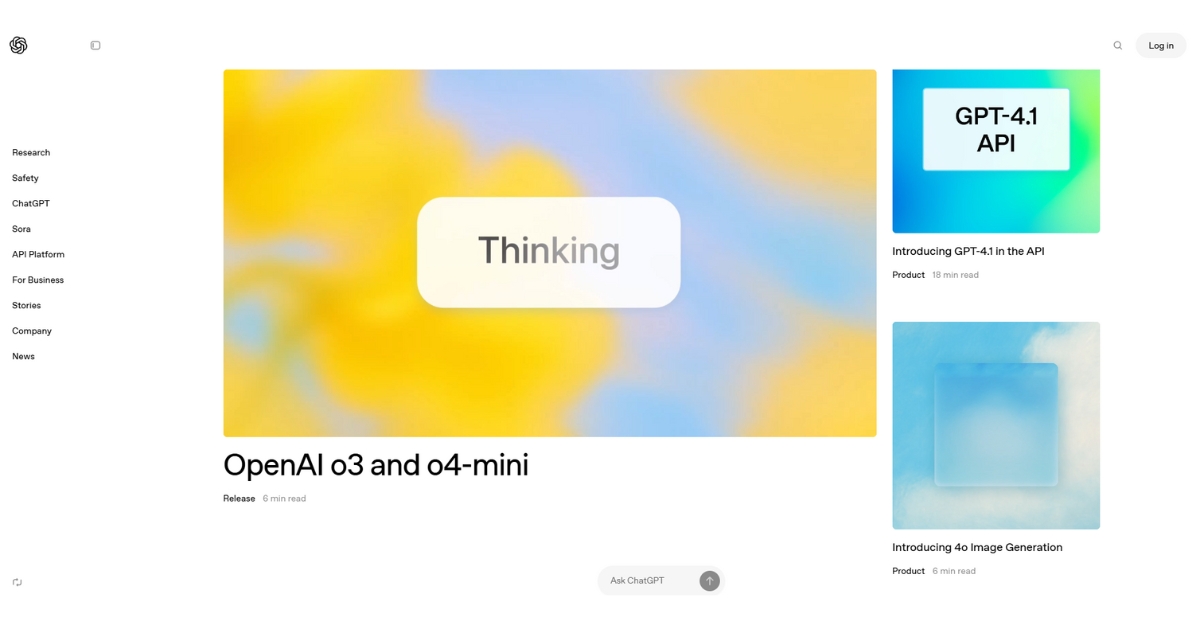  進入 OpenAI 官網，得到你第一次 ChatGPT 體驗 