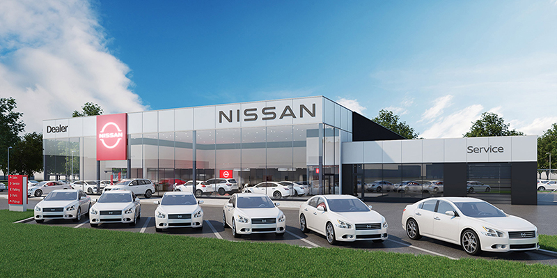 NISSAN實體店面