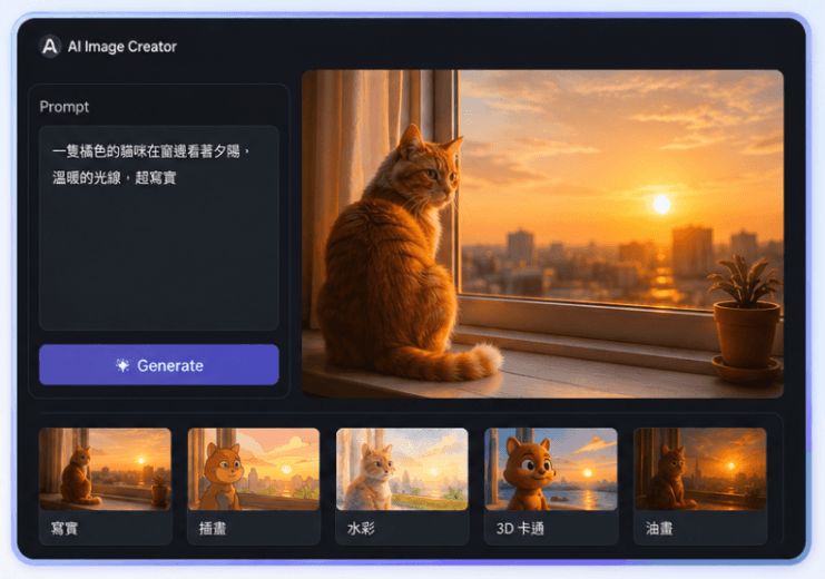  AI自動生成圖Prompt撰寫指南＆技巧 