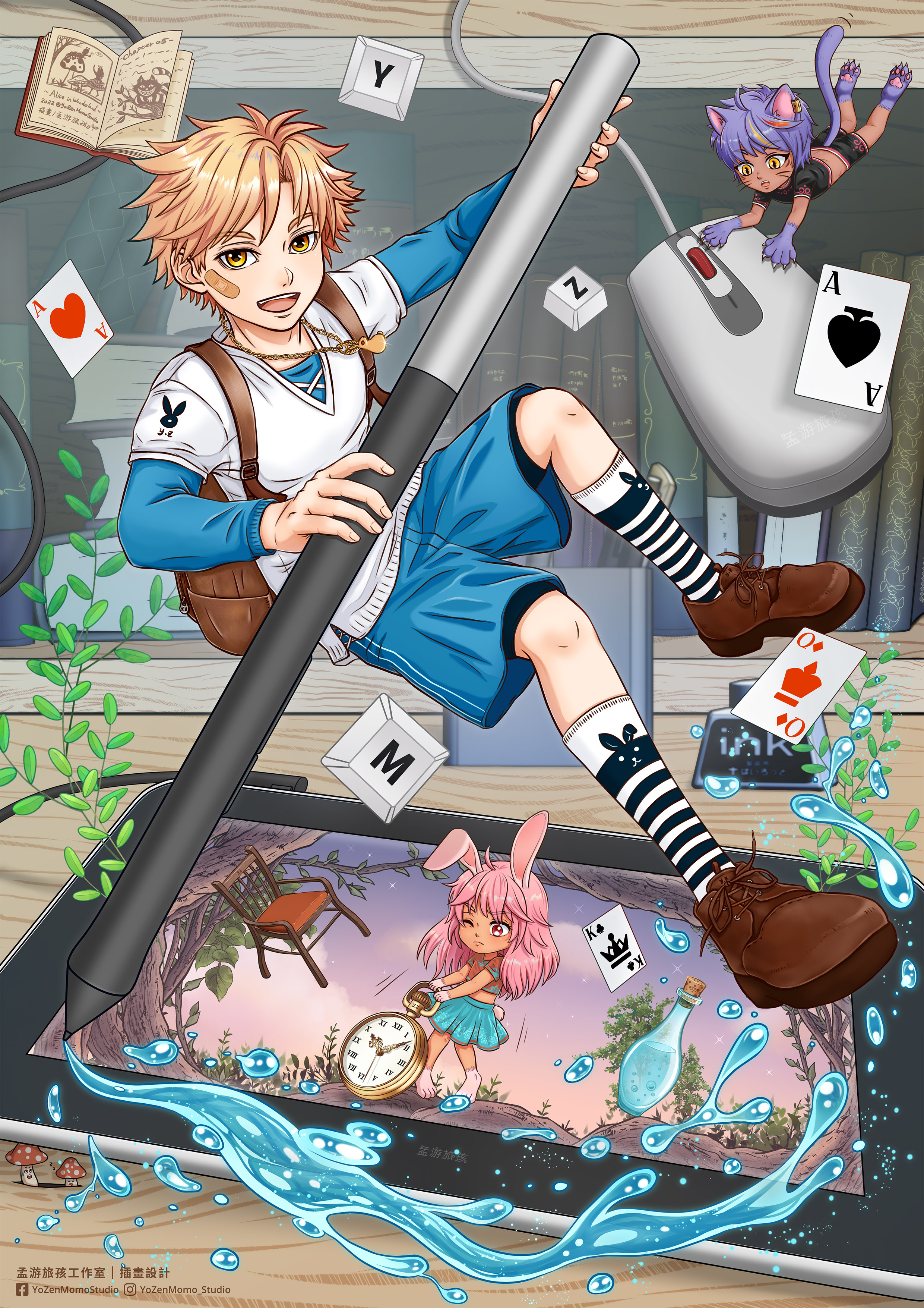 Alice in Wonderland-宋孟儒｜巨匠電腦學員作品