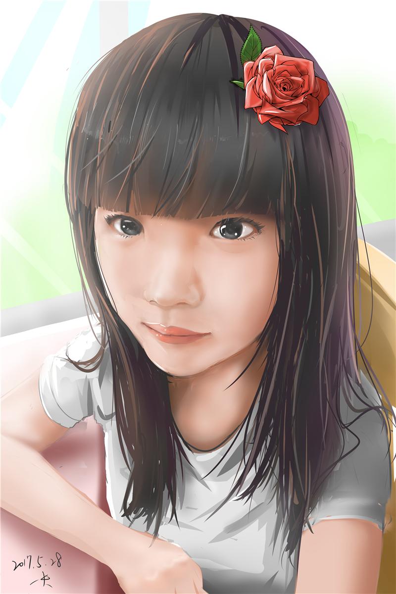 人物插畫作品｜巨匠電腦學員作品