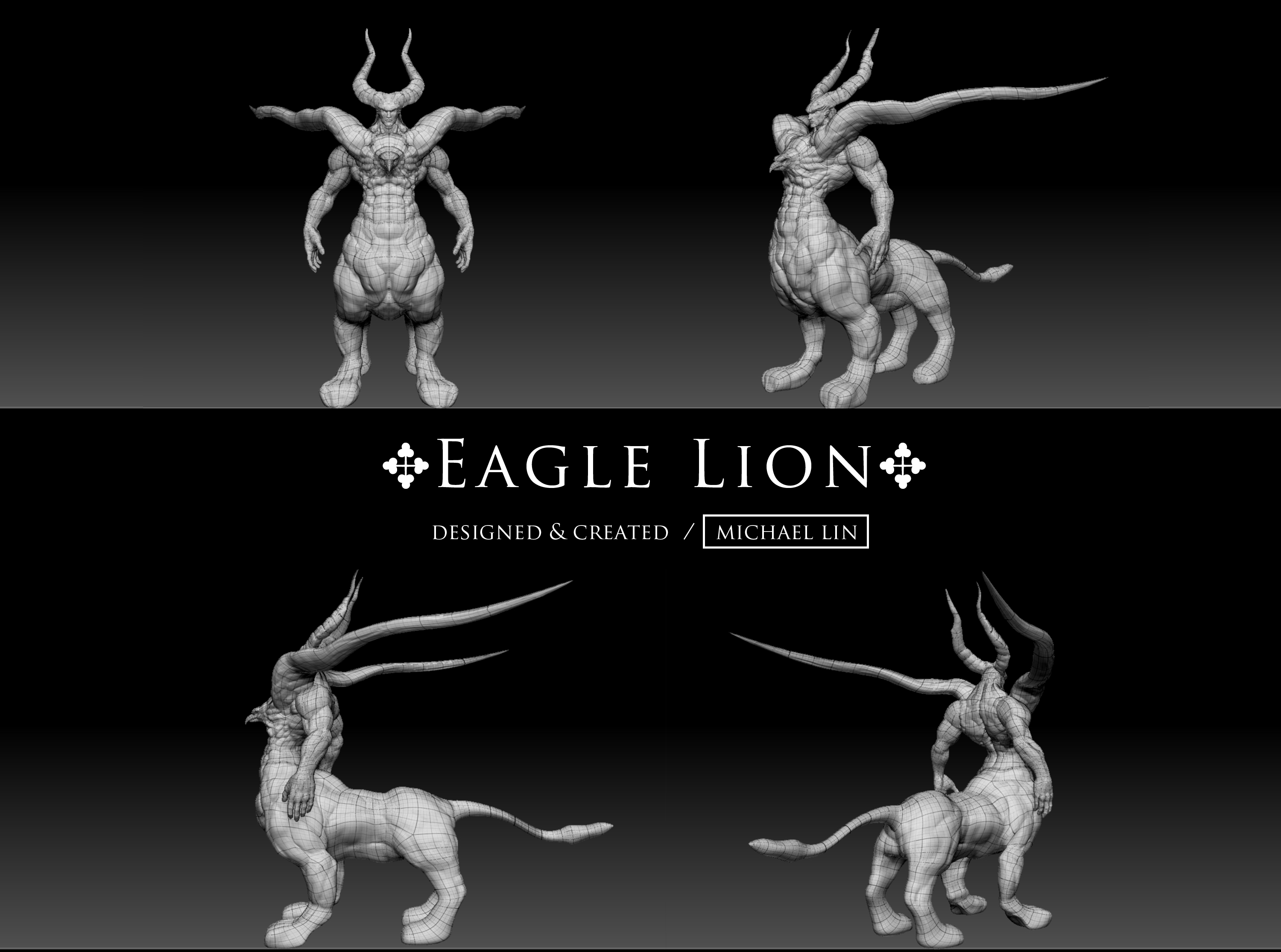 [EAGLE LION]西方神話遊戲中i | 金匠獎 | 巨匠電腦學員作品