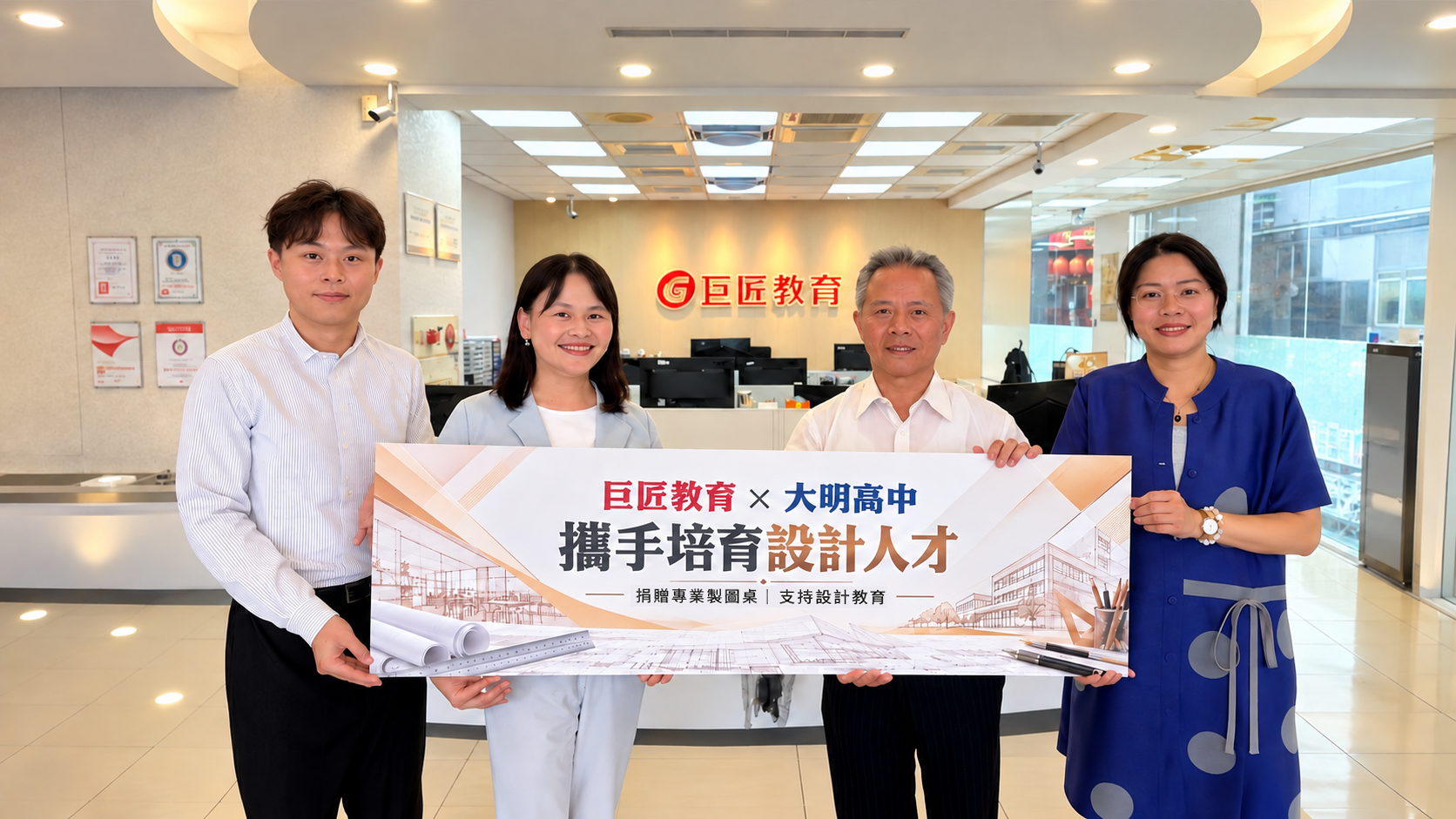 巨匠教育攜手大明高中助力設計人才